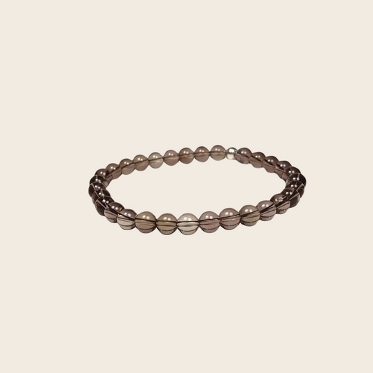 Pulsera de Cuarzo Ahumado