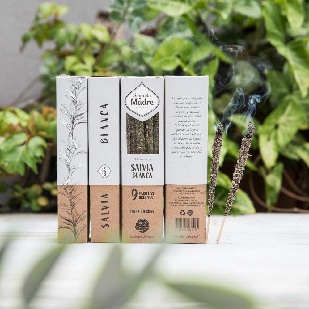 Incienso de Salvia Blanca (Sagrada Madre)