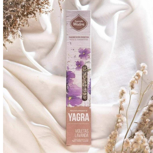 Inciensos de Yagra con Violetas y Lavanda
